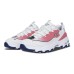 Skechers D'LITES 1.0 Breathable Cushioning Moisture-Wicking Coverage Low-Top Chunky Sneakers Women's Red White white red, 39
