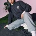 Skechers Colorful Sweatshirts Unisex Odyssey Gray Одиссей Грей, XS
