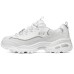Skechers D'LITES 1.0 Butterfly Seal Slip-Resistant Breathable Low-Top Chunky Sneakers Women's White Gray Black Белый, 37.5