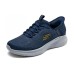 Skechers Skech-Lite Pro Anti-Slip Wear-Resistant Low-Top Running Shoes Men's Blue Yellow темно-синий/желтый, 45
