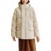 Skechers Down Jacket Women's Feather Satin Brown Feather satin brown, S