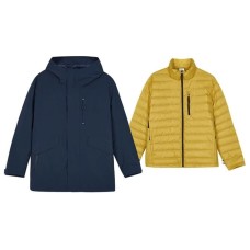 Skechers Jackets Coats Men's Dark Blue Black Черный, L