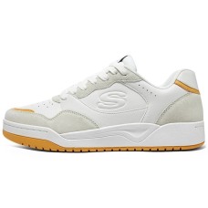Skechers Koopa Court Volley Low Varsity 'White Yellow' White Gray Yellow, 41.5