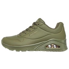 Skechers Uno Cushioning Anti-Slip And Wear-Resistant Low-Top Casual Shoes Women's Green 36