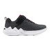 Skechers Kids BOYS Anti Slip Wear Resistant Low Top Kids' Running Shoes Black Teenagers Black Red/Gray, 27.5