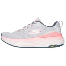Skechers Max Cushioning Slip-Resistant Breathable Rebound Low-Top Casual Running Shoes Women's Gray Pink light gray/pink, 35