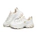 Skechers D'LITES 1.0 Sweet Beans Cushioning Low-Top Chunky Sneakers Women's Natural 35.5