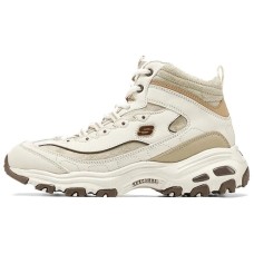 Skechers DLITES Lightweight Anti-Slip And Wear-Resistant High-Top Chunky Sneakers Women's Beige Бежевый, 37
