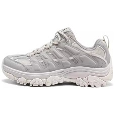 Skechers OUTDOOR Wear-resistant And Lightweight Low-Top Trekking Shoes Women's Gray Natural/Gray/NTGY, 38.5