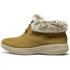 Skechers AGO WALK ARCH FIT BOOT Warm Anti-Slip And Wear-Resistant Short Mid-Calf Snow Boots Women's Chestnut Коричневый, 38.5