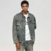 Jeep Denim Jacket Unisex Yellow Mud Yellow Mud, XL