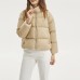 Skechers Down Jacket Women's Beige Brown Beige Brown/01GA, 2XL