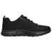 Skechers Track-Moulton Cushioned Slip-Resistant Abrasion-Resistant Low-Top Casual Shoes Men's Black 39