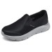 Skechers Go Walk Fle Wear-Resistant Low-Top Casual Shoes Men's Black Черный, 42