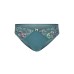Plus Size Chelsi Brazilian Panty Floral Blue, 2X