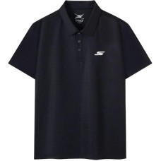 Skechers Polo Shirt Men's Meteorite Black Черный, 2XL