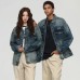 Jeep Denim Jacket Unisex Nostalgic Blue Синий, L