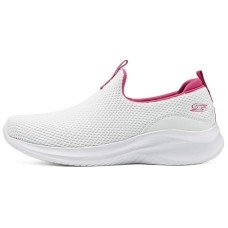 Skechers Bob's Slip Resistant And Breathable Low Top Casual Shoes Women's White Белый, 38.5