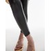 Topshop Petite faux leather legging in black Черный, US 6