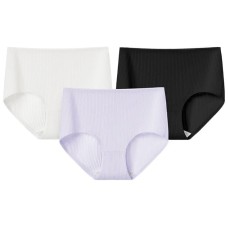 Skechers Underpants Women's 3 Pack Alocasia White+Blue Hyacinth+Lady's Black, M