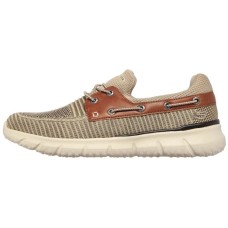 Skechers Del Retto Clean Slate Low Top Running Shoes Men's Taupe 42