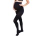 Belly Bandit 300197 Women Maternity Capri Leggings Black Size Medium