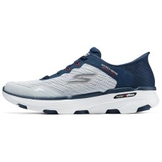 Skechers MEN'S GO Breathable Low-Top Running Shoes Men's Blue White Синий Белый, 39.5