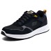 Skechers Cushioning Breathable Low-Top Running Shoes Men's Black Черный, 45.5