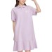 Skechers Sports Alliance Series SS24 Short Sleeved Dress Women's Orchid Purple Orchid Purple/01X5, S