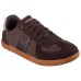 Skechers Anti Slip Wear Resistant Low Top Skateboard Shoes Men's Umber Коричневый, 41