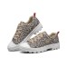 Skechers Roadies Low Top Canvas Shoe Leopard/Grey Women's 37.5