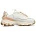 Skechers D'lites 1.0 White/Gold Women's 35.5