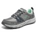 Skechers OUTDOOR Cushioning Anti-Slip And Wear-Resistant Low-Top Casual Shoes Women's Gray Green 36