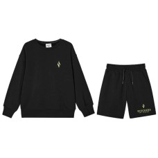 Skechers Kids Casual Sportswear Carbon Black 0018, 150, Sweatshirt+Shorts