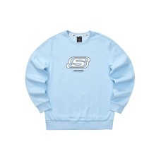 Skechers Colorful Sweatshirts Unisex Air Blue Голубой, XS