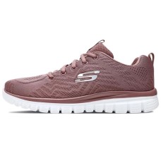 Skechers Graceful Get Connected Pink White Women's 35