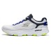 Skechers Cushioned Wear-Resistant Breathable Rebound Low-Top Casual Running Shoes Men's White Black Yellow White Black Yellow, 43