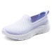 Skechers Go Walk Fle Durable Breathable Lightweight Low-Top Casual Shoes Women's Purple Фиолетовый, 38.5