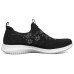 Skechers Ultra Flex Breathable Minimalistic Low Tops Athleisure Casual Sports Shoe Black Women's 35
