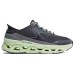 Skechers Sport Cushioned Slip-Resistant Low-Top Casual Running Shoes Men's Charcoal Gray Charcoal Gray/Lemon, 41.5