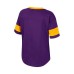 Big Girls Purple LSU Tigers Tomika Tie-Front V-Neck T-shirt Фиолетовый, M