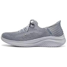 Skechers Sport Anti-Slip Wear-Resistant Low-Top Casual Shoes Men's Gray GRAY/NAVY, 41