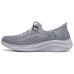 Skechers Sport Anti-Slip Wear-Resistant Low-Top Casual Shoes Men's Gray GRAY/NAVY, 41
