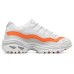Skechers Energy Over Joy Low Top Running Shoes White/Orange Women's 35
