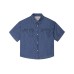 Levis Grade School Shirts Riverbed Blue, M