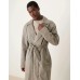 ASOS DESIGN oversized trench coat in washed stone Бежевый, L - Chest 42