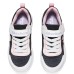 Skechers Girls Slip Resistant Breathable Kids Lifestyle Shoes Black White Pink Kids' Black White Pink, 27.5