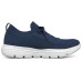 Skechers Go Walk Evolution Ultra Cushioning Anti-Slip And Wear-Resistant Low-Top Casual Shoes Men's Blue 42.5