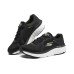 Skechers Cushioning Low-Top Casual Running Shoes Men's Black Yellow Черно-желтый, 42