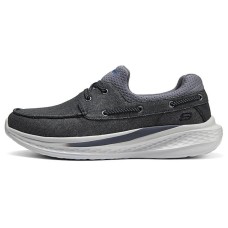 Skechers Breathable Low-Top Casual Shoes Men's Black Черный, 42.5